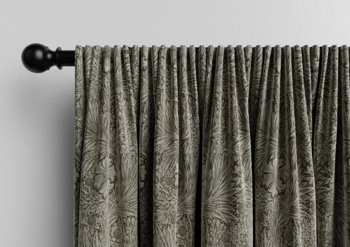 William Morris At Home Marigold Velvet, Iron - Made to Measure Curtains - Image 9